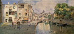 Vista de Venecia de Antonio Maria de Reyna Manescau