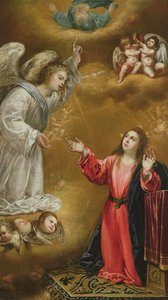 La Anunciación, 1637 de Antonio Pereda y Salgado