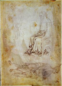 Dibujo de Antonio di Puccio Pisano dit Pisanello (1395-1455) Chantilly, Museo Condé de Antonio Pisanello