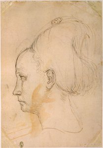 Francia, París, Cabeza de una joven de Antonio Pisanello