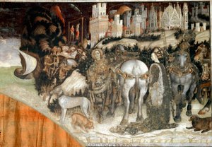 San Jorge liberando a la Princesa de Trebisonda (detalle)