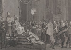 Coronación del Papa Pío VI, 1801 de Antonio Poggioli