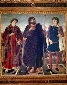 Retablo de San Vicente, Santiago y San Eustaquio de Antonio Pollaiuolo