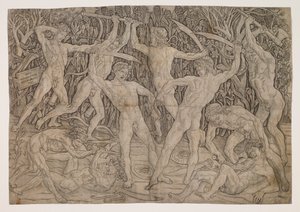 Batalla de los desnudos de Antonio Pollaiuolo