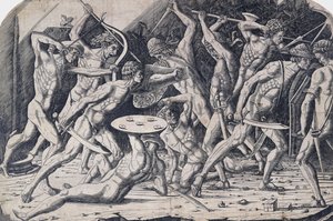 Hércules y los Gigantes, c.1475-80 de Antonio Pollaiuolo