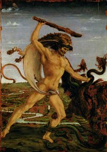 Hércules y la Hidra de Antonio Pollaiuolo