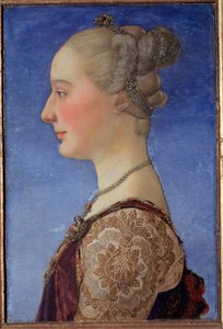 Retrato de una dama de Antonio Pollaiuolo