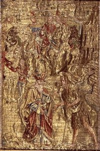 El encuentro entre San Juan Bautista y el sumo sacerdote (tapiz)