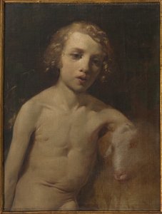 San Giovannino (San Juan Niño) (óleo sobre lienzo) de Antonio Simonazzi