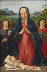 El Niño Jesús adorado por María de Antonio Solario