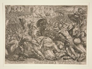 Batalla de Jericó de Antonio Tempesta