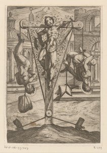 Exposición a insectos y ahorcamientos Torturas sufridas por los mártires cristianos (título de la serie) Varia tormentorum et supplicioru rawlium (...) (título de la serie)