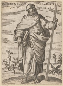 de San Felipe Desde allí vendrá a juzgar a vivos y muertos (título sobre objeto) Cristo, María en de apóstol (título de la serie)