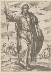 De heilige Judas Tadeo Resurrección de la carne (título sobre objeto) Cristo, María en de apóstol (título de la serie)