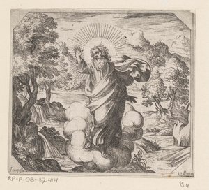Dios crea las plantas y los arboles Creación (título de la serie) de Antonio Tempesta