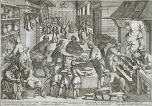 Enero: Una cocina de Antonio Tempesta