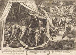 Judith y Holofernes de Antonio Tempesta