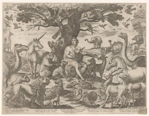 Orfeo encanta a los animales con su música de Antonio Tempesta