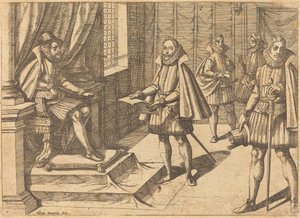 Felipe II de España en su Trono