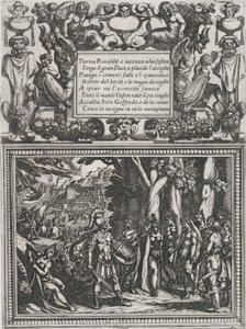 Placa 18: Ilustración del Canto XVIII, de 