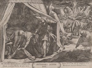 Placa 23: Judith y Holofernes, de 