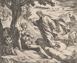 Placa 2: La creación del hombre Hominis creatio, de 
