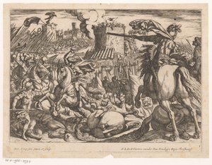 lucha ecuestre de Antonio Tempesta