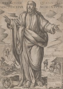 Cristo de pie, bendiciendo de 
