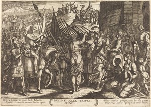 El triunfo de David sobre Goliat