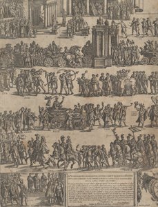 Triunfo de un Emperador Romano (lado izquierdo) de Antonio Tempesta