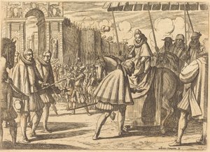 Entrada triunfal de Margarita de Austria de Antonio Tempesta