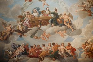 El techo de la Escalera del Rey de Antonio Verrio