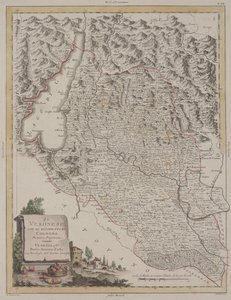 La región de Verona con el distrito de Cologna, 1783