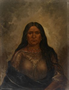 Chan-ku-wash-te-mine Buena Mujer del Camino, ca. 1887 de Antonio Zeno Shindler