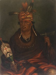 Chetan-woa-kutoa-mang El Halcón Que Caza Caminando, ca. 1887 de Antonio Zeno Shindler