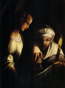 Judith y su criada de Antonio da Correggio