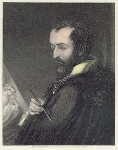 Autorretrato, grabado por Henry Meyer, publicado por William Mackenzie de Antonio da Correggio