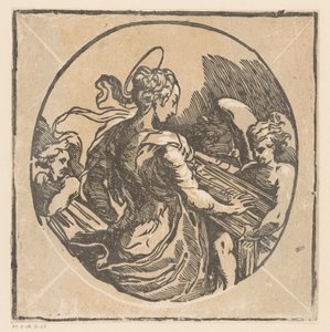 Santa Cecilia la musica de Antonio da Trento (possibly)