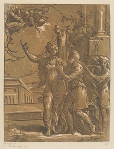 El emperador Augusto y la sibila tiburtina de Antonio da Trento