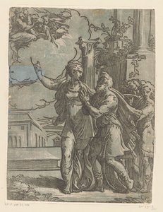 El emperador Augusto y la sibila tiburtina de Antonio da Trento