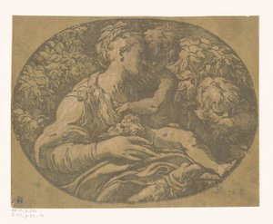 María con el Niño y Juan el Bautista
María con la rosa de Antonio da Trento