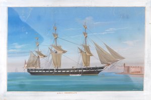 Buque de vapor asistido a vela HMS 