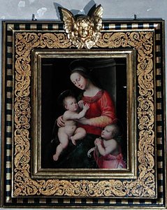 Madonna y el Niño con San Juan Bautista de Antonio del Ceraiolo