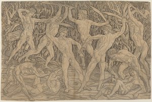 Batalla de los Desnudos de Antonio Pollaiuolo