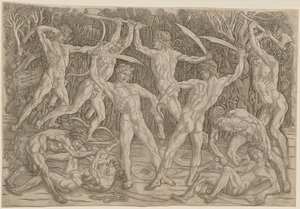 Battle of the Nudes de Antonio Pollaiuolo