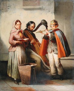 Músicos callejeros de Antonín Hölperl