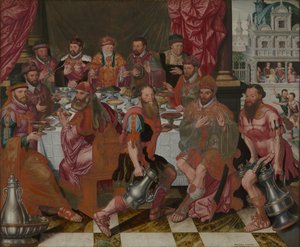 Banquete de los miembros del consejo del Ayuntamiento
