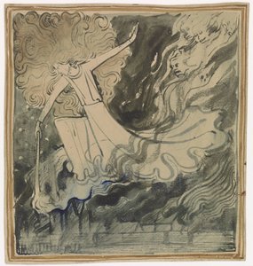 Diseño de la portada de The Gijsbrecht van Aemstel de Antoon Derkinderen