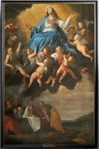 Iglesia parroquial (Iglesia Parroquial de San Eligio). Pintar. "Asunción de María". Anthony van den Heuvel. de Antoon van den Heuvel