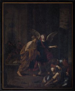 El ángel que libera a San Pedro de la cárcel de Antoon van den Heuvel